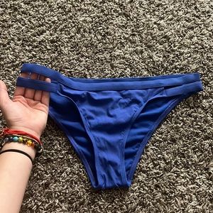 Blue bikini bottoms